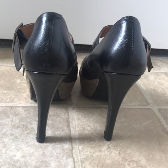 Steve Madden leather, Mary Jane platform heel - Picture 2 of 4
